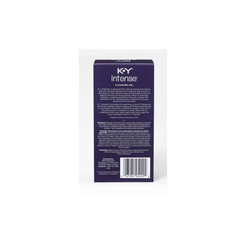 K-Y Intense Pleasure Gel Stimulates & Intensifies - 0.34oz