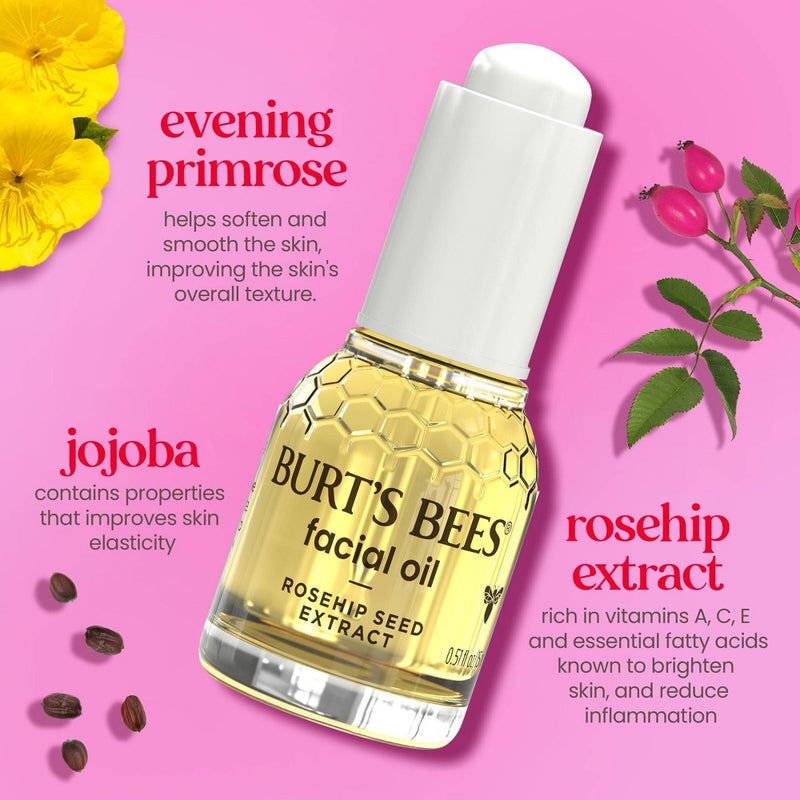 Burt's Bees Complete Nourishment Facial Oil - 0.51 fl oz