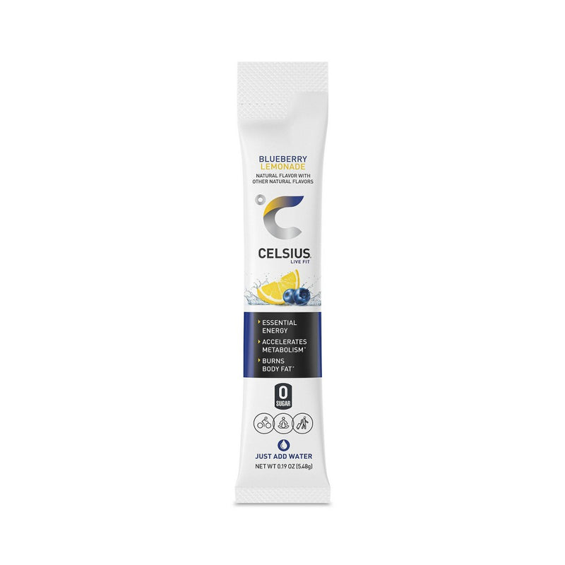 Celsius Blueberry Lemonade Powder Sticks - 14pk/.19oz
