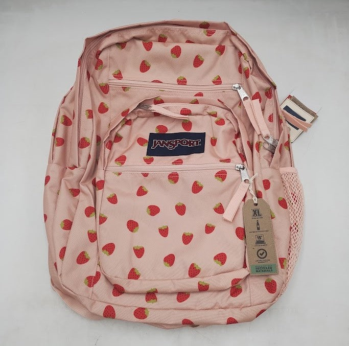 JanSport Big Student 17.5" Backpack - Strawberry Shower