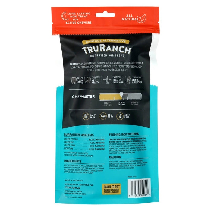 TruRanch 9" Collagen Rolls Beef Flavor Dog Treats - 10oz/3ct