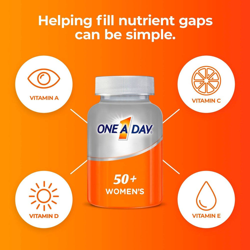 One A Day Women's 50+ Multivitamin Tablets - 200ct
