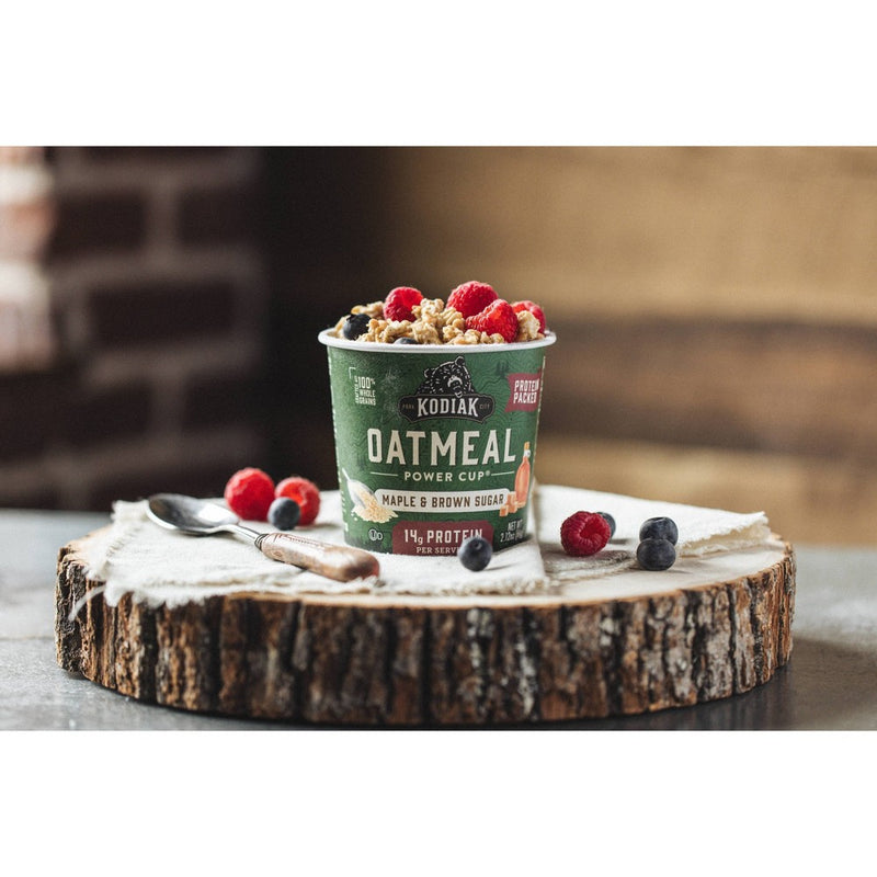 Kodiak Cakes Protein-Packed Single-Serve Oatmeal Cup Maple & Brown Sugar - 2.12oz