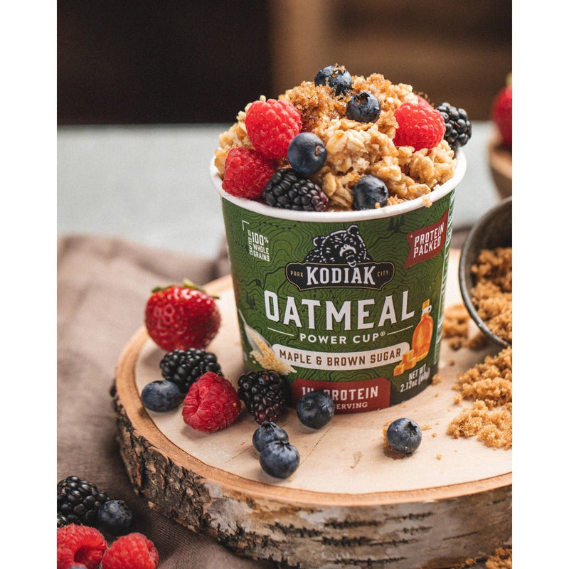 Kodiak Cakes Protein-Packed Single-Serve Oatmeal Cup Maple & Brown Sugar - 2.12oz