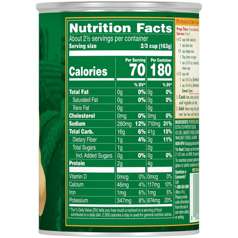 Del Monte Fresh Cut Diced New Potatoes - 14.5oz