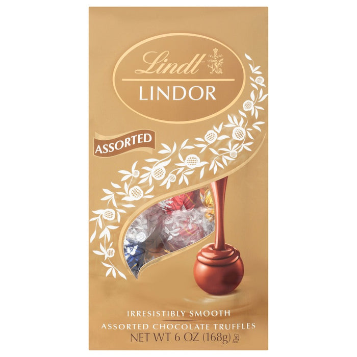 Lindt Lindor Assorted Chocolate Candy Truffles - 6 oz.