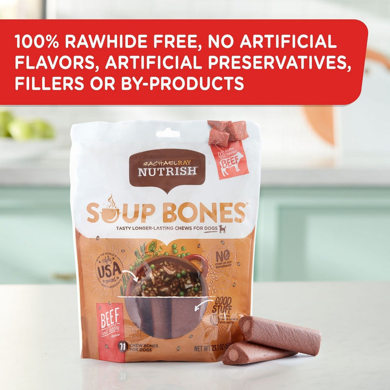 Rachael Ray Nutrish Soup Bones Real Beef & Barley Chewy Dog Treats - 23.1oz/11ct (LOCAL PICKUP ONLY)