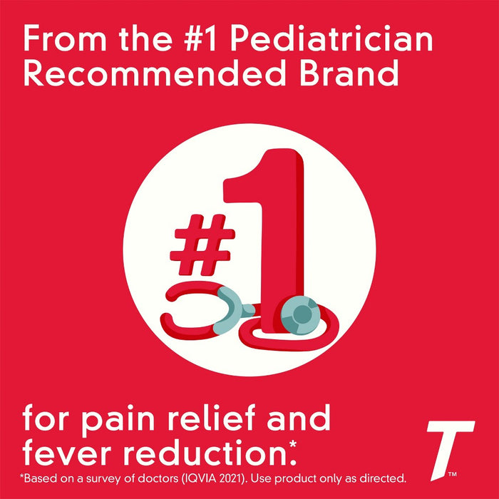 Tylenol Children's Acetaminophen Dye-Free Pain Relieving Liquid - Cherry - 8 fl oz