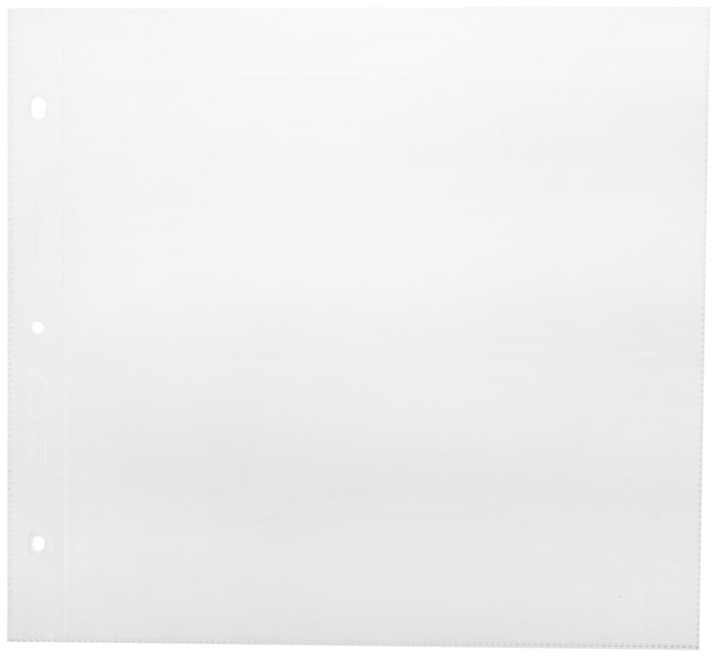 American Crafts 76711 12-Inch By 12-Inch Page Protectors