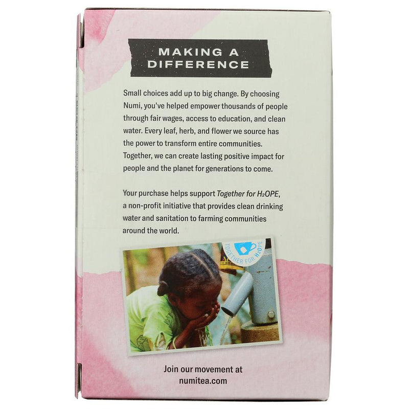 Numi White Rose Tea - Case of 6/16 Bags