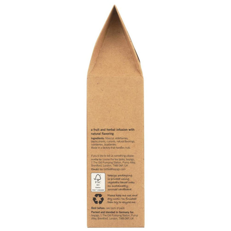 Teapigs Super Fruits Bursting With Super Berries Tea - Case of 6/15 Bags