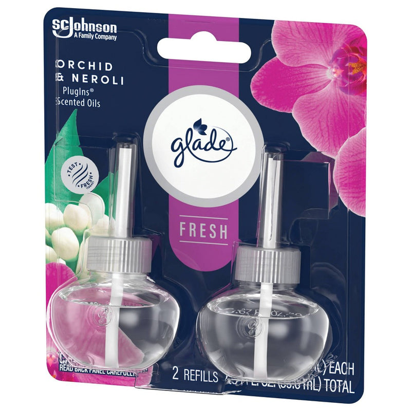 Glade PlugIns Scented Oil Air Freshener - Orchid & Neroli - 1.34oz/2pk