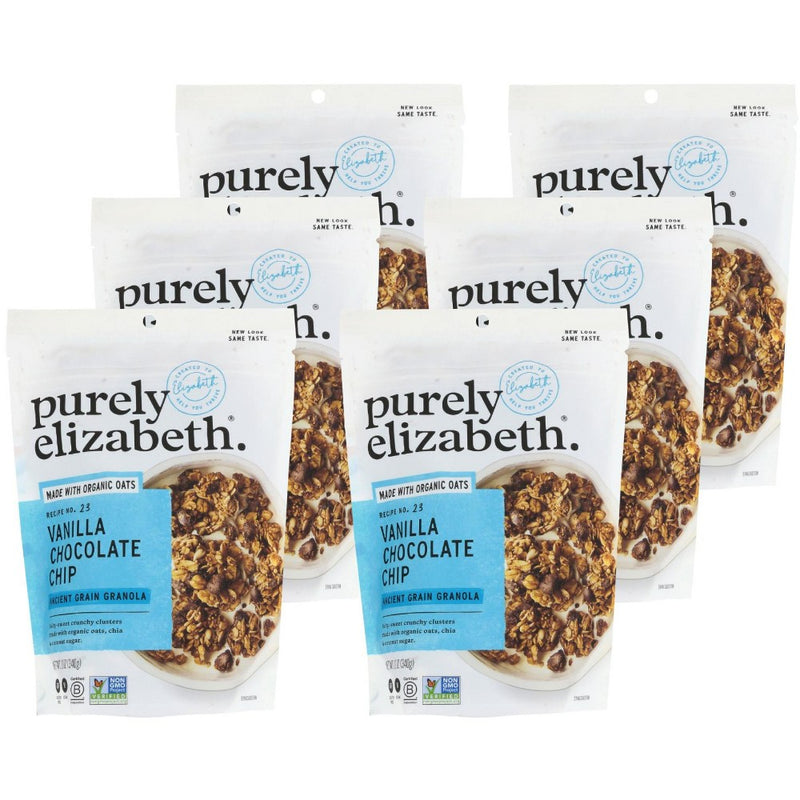 Purely Elizabeth Vanilla Chocolate Chip Ancient Grain Granola - SINGLE12 oz