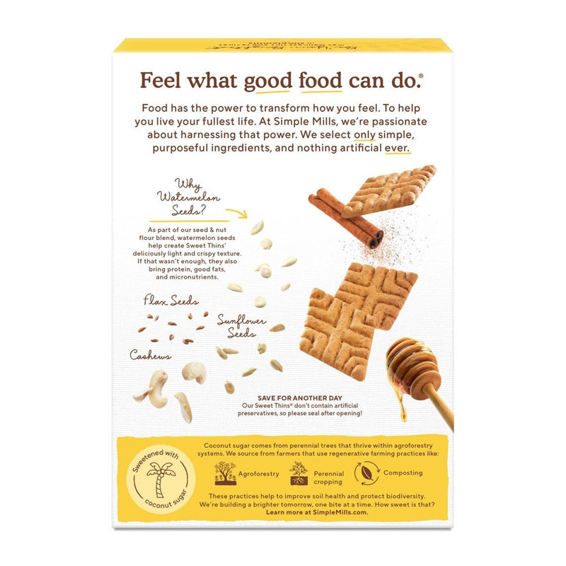 Simple Mills Honey Cinnamon Sweet Thins - 4.25oz
