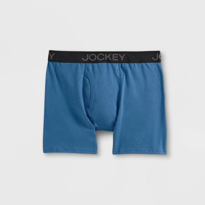 Jockey Generation Boys' 3pk Stretch Boxer Briefs - Blue/Gray/Black XL