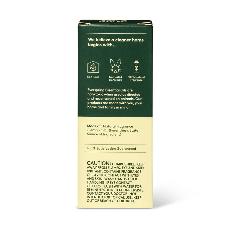 Lemon Pure Essential Oil - 0.5 fl oz - Everspring