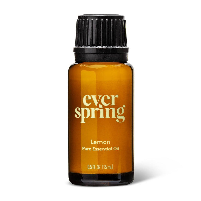 Lemon Pure Essential Oil - 0.5 fl oz - Everspring