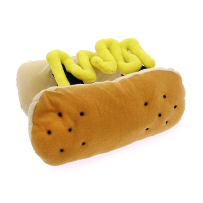 Casual Canine Hot Diggity Dog with Mustard Costume for Dogs, 14" Medium