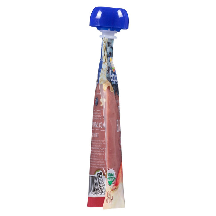Happy Family Clearly Crafted Apples Blueberries & Oats Baby Meals - 4oz