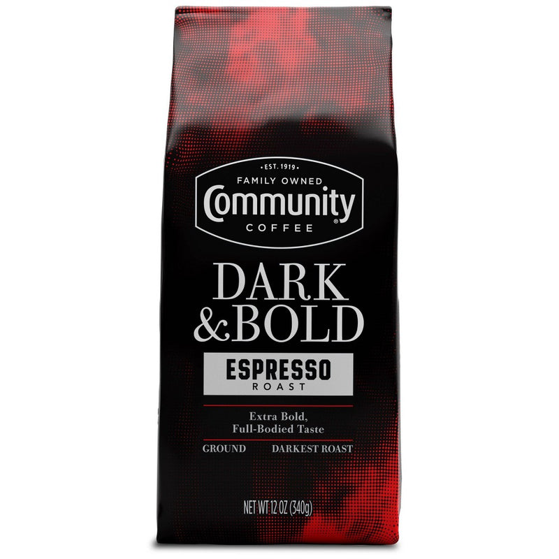Community Coffee Dark & Bold Premium Dark Roast Ground Coffee - 12oz