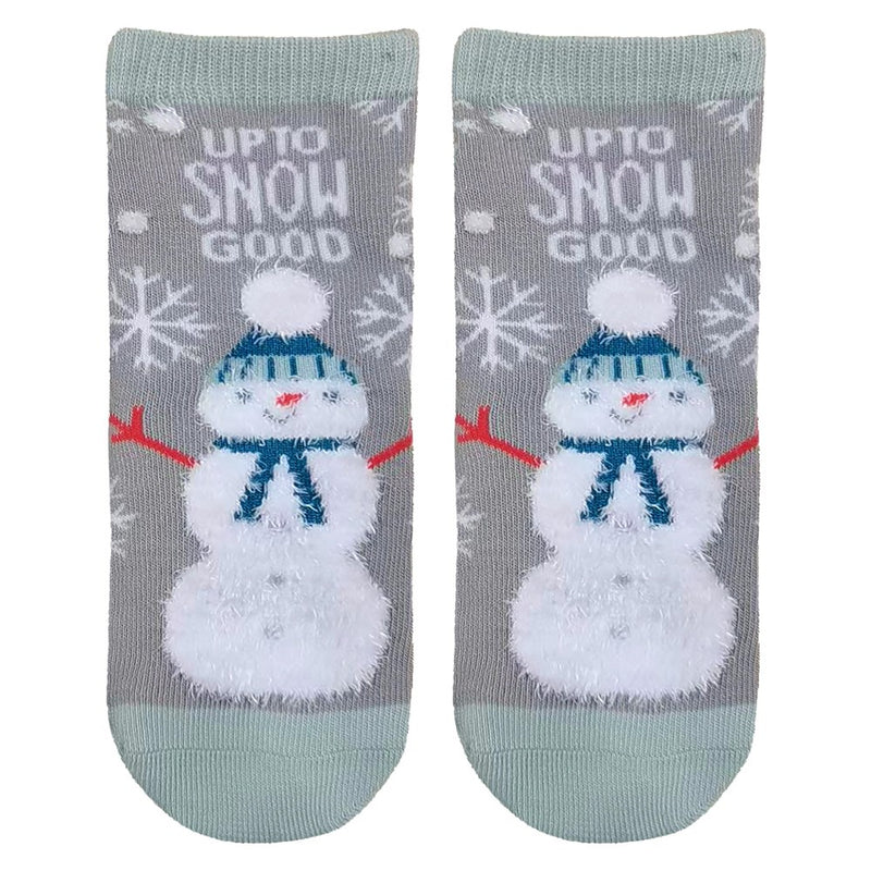 Stephen Joseph, Unisex Kids Crew Toddler Holiday Socks Snowman, Large