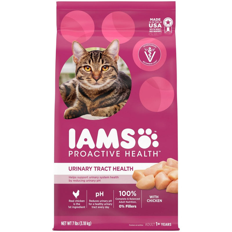 IAMS Proactive Health Urinary Tract Health with Chicken Adult Premium Dry Cat Food - 7lbs