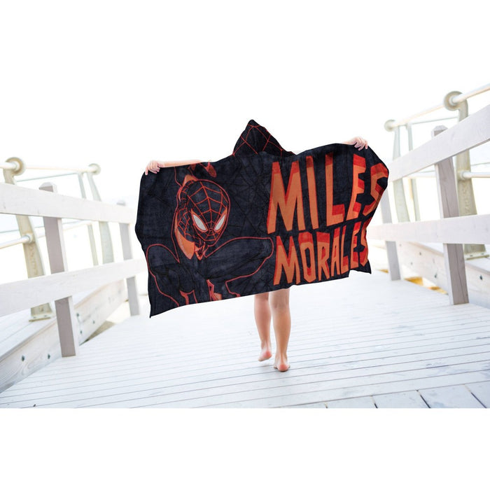 Spider-Man: Miles Morales Kids' Hooded Towel