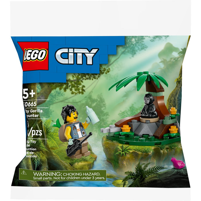 LOT OF 6!!! LEGO City Baby Gorilla Encounter 30665