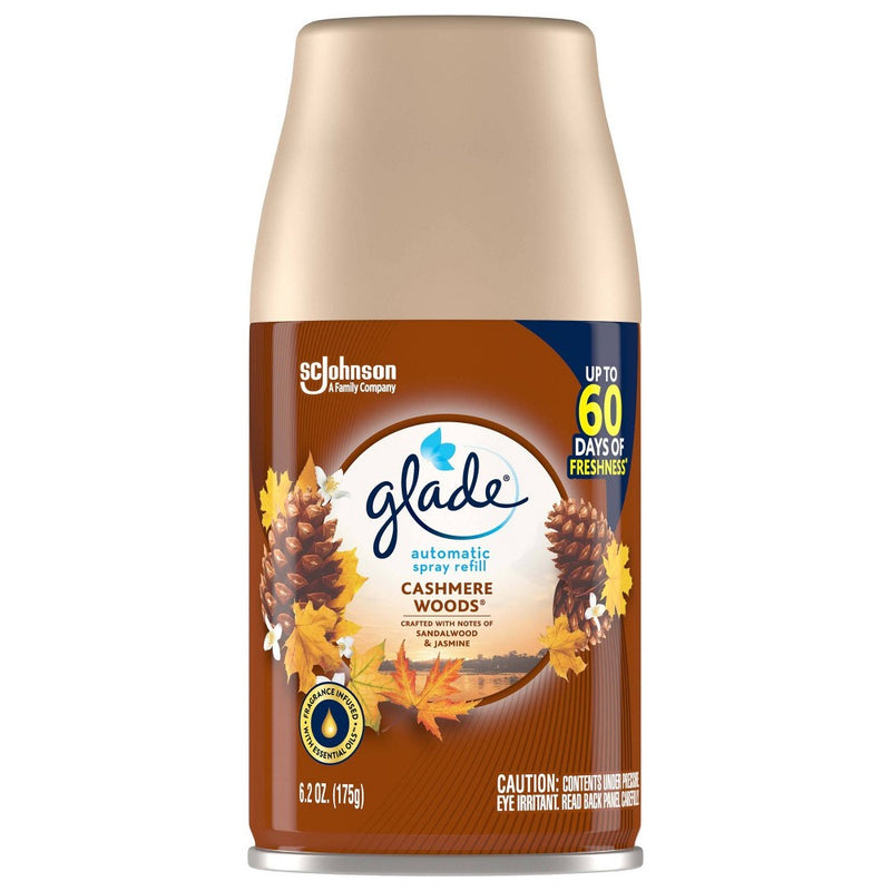 Glade Automatic Spray Air Freshener Cashmere Woods 1ct Refill - 6.2oz