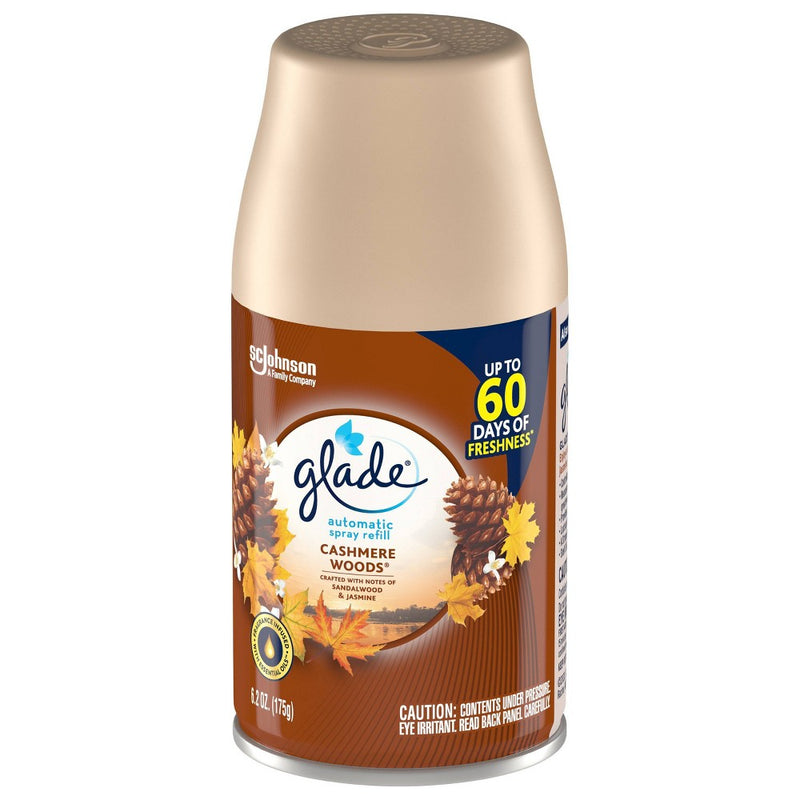 Glade Automatic Spray Air Freshener Cashmere Woods 1ct Refill - 6.2oz