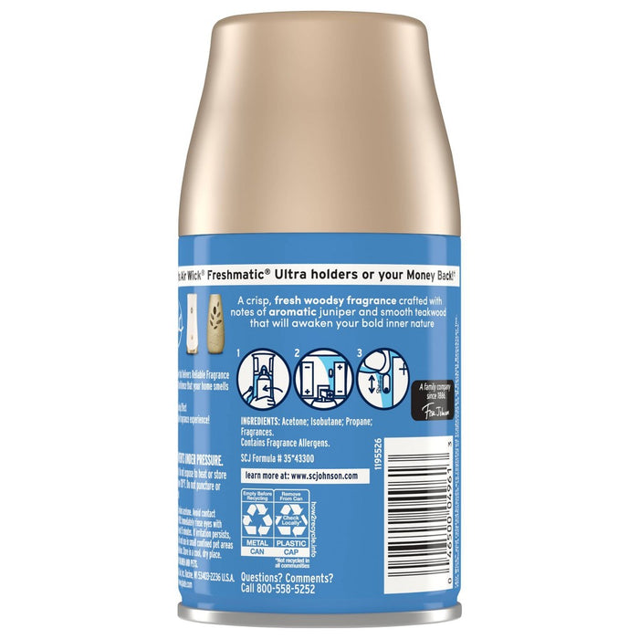 Glade Automatic Spray Air Freshener Refill - Fresh Woodsy - 6.2oz