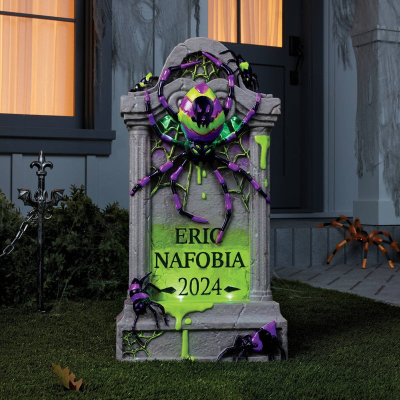 21" Bat Chain Yard Fence Stakes Outdoor Halloween Decorative Prop - Hyde & EEK! Boutique (LOCAL PICKUP ONLY)