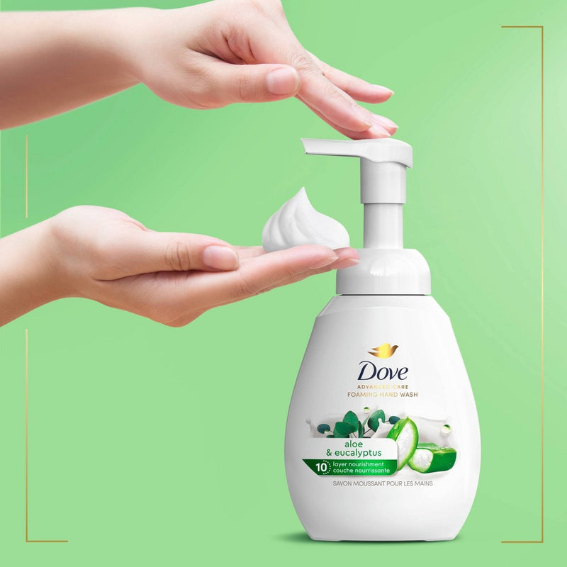 Dove Beauty Aloe & Eucalyptus Nourishing Foaming Hand Wash Soap - 10.1 fl oz