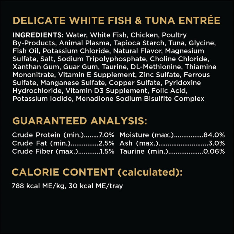 Sheba Perfect Portions Cuts In Gravy Sustainable Tuna,Salmon White Fish & Tuna Premium Wet Cat Food All Stages - 2.6oz/24ct Variety Pack