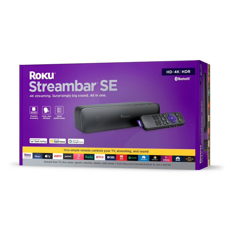 Roku Streambar SE 2-in-1 TV Soundbar with Built-in Streaming