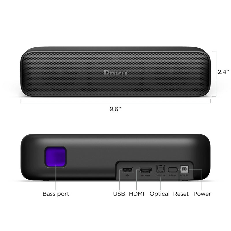 Roku Streambar SE 2-in-1 TV Soundbar with Built-in Streaming