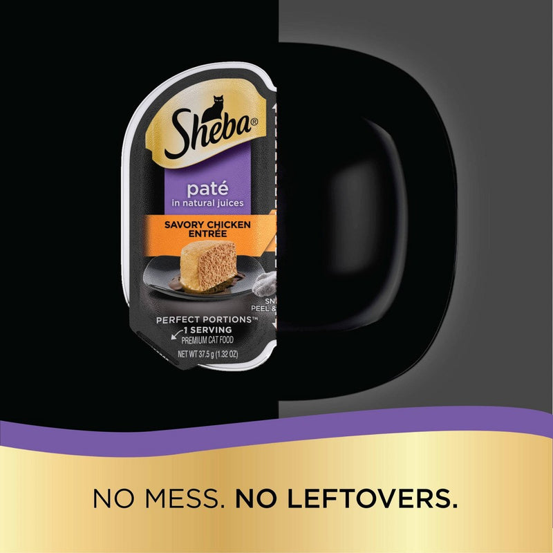 SHEBA PERFECT PORTIONS Savory Chicken Entree Wet Cat Food Pate - 2.64oz
