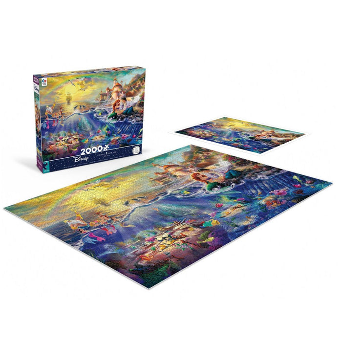 Ceaco Thomas Kinkade Disney The Little Mermaid Jigsaw Puzzle - 2000pc