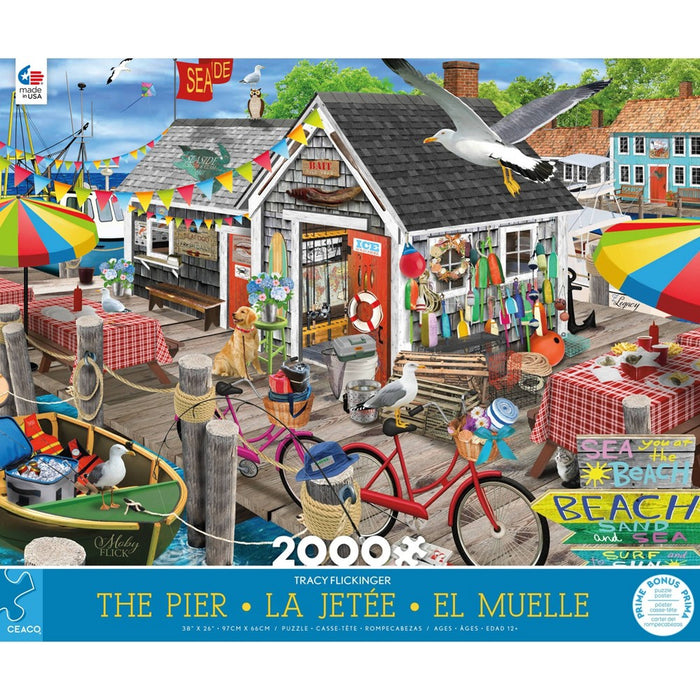 Ceaco Tracy Flickinger: The Pier Jigsaw Puzzle - 2000pc