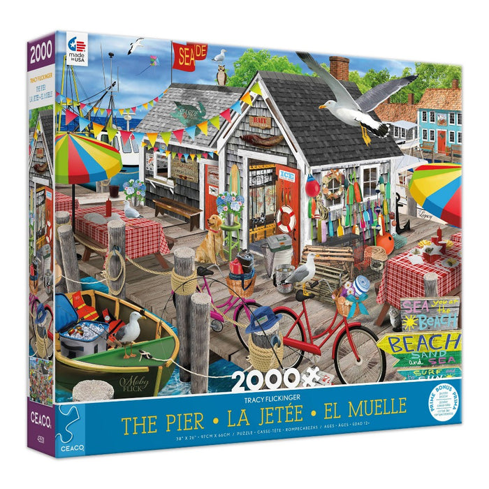 Ceaco Tracy Flickinger: The Pier Jigsaw Puzzle - 2000pc