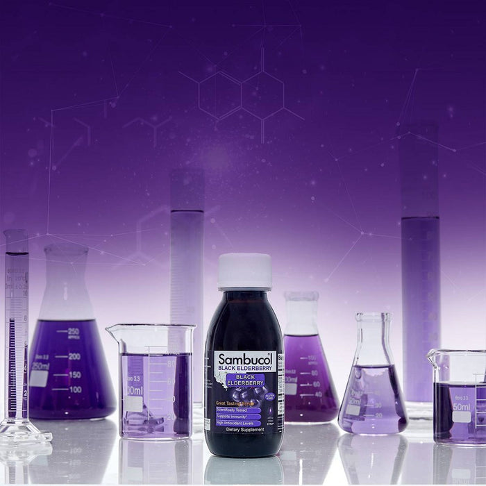 Sambucol Black Elderberry Vegan Immune Support Syrup - 4 fl oz