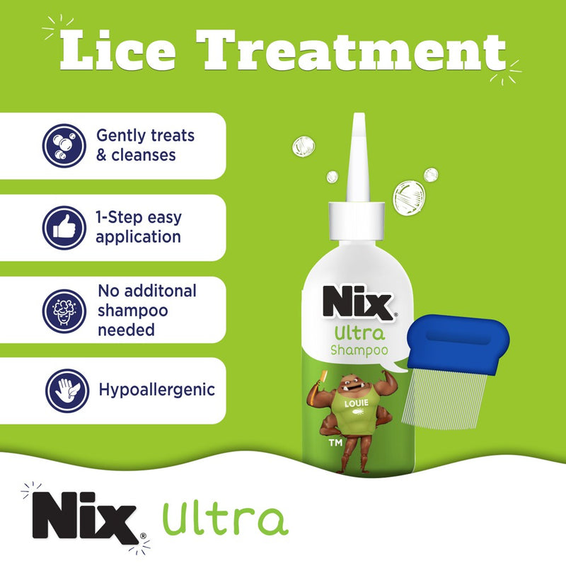 Nix Ultra Lice Shampoo All-In-One Lice Treatment Kit - 4 fl oz