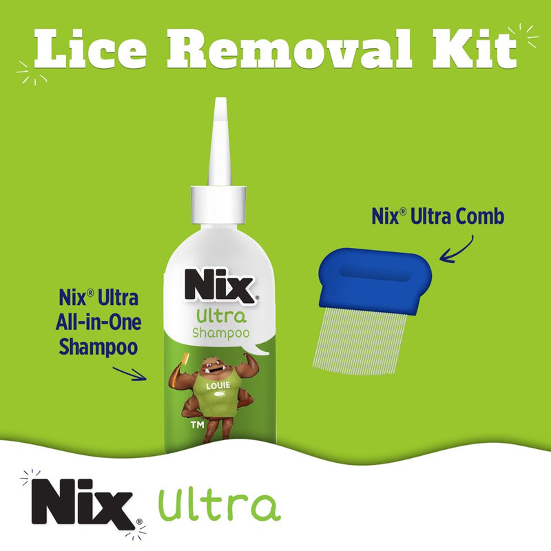Nix Ultra Lice Shampoo All-In-One Lice Treatment Kit - 4 fl oz