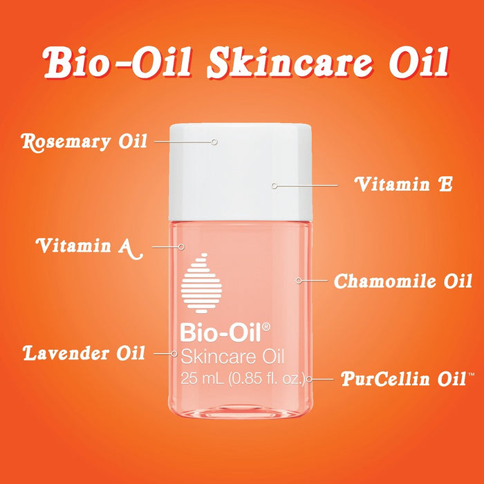 Bio-Oil Skincare Oil For Scars and Stretchmarks, Serum Hydrates Skin, Reduce Appearance Of Scars - 2 fl oz