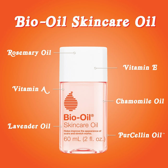 Bio-Oil Skincare Oil For Scars and Stretchmarks, Serum Hydrates Skin, Reduce Appearance Of Scars - 2 fl oz