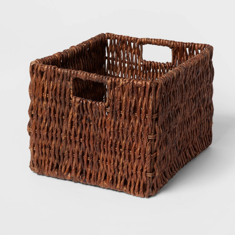 Large Woven Banana Bark Crate - Brightroom