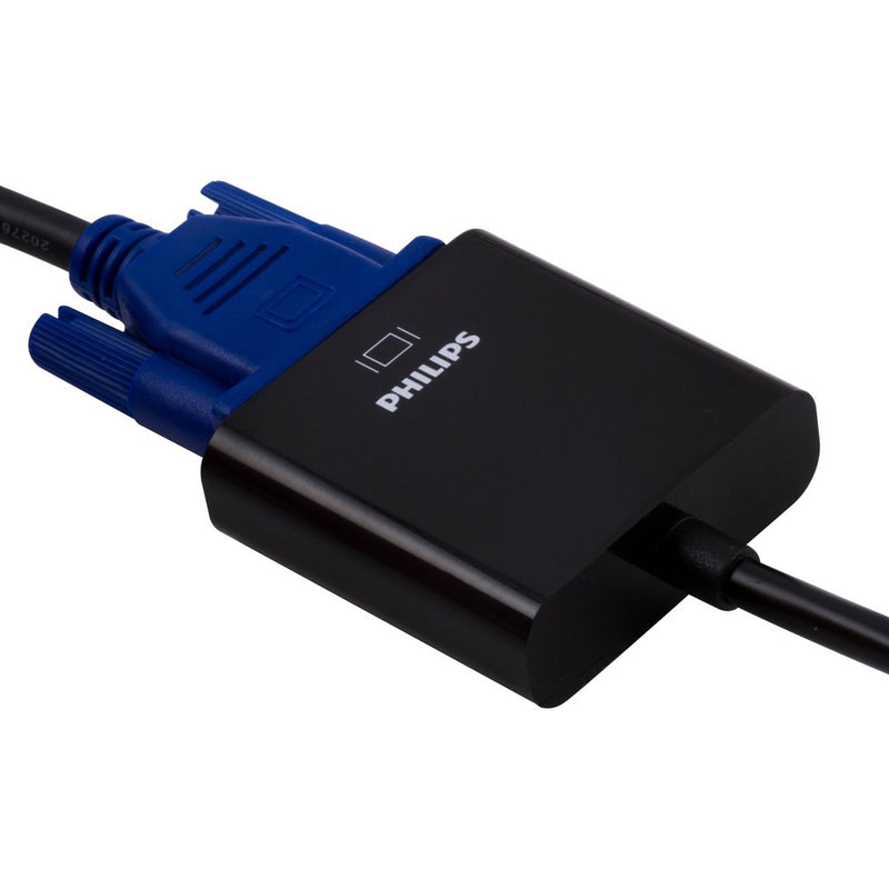 Philips HDMI to VGA Adapter - Black