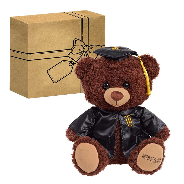 Hbcyou Tuskegee 10-Inch Snuggly Graduate Teddy Bear