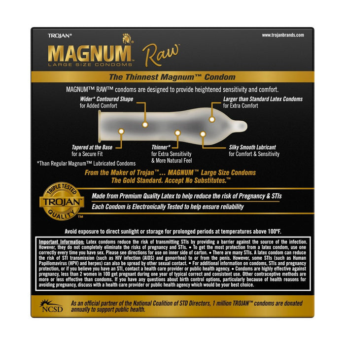 Trojan Magnum Raw - 24ct