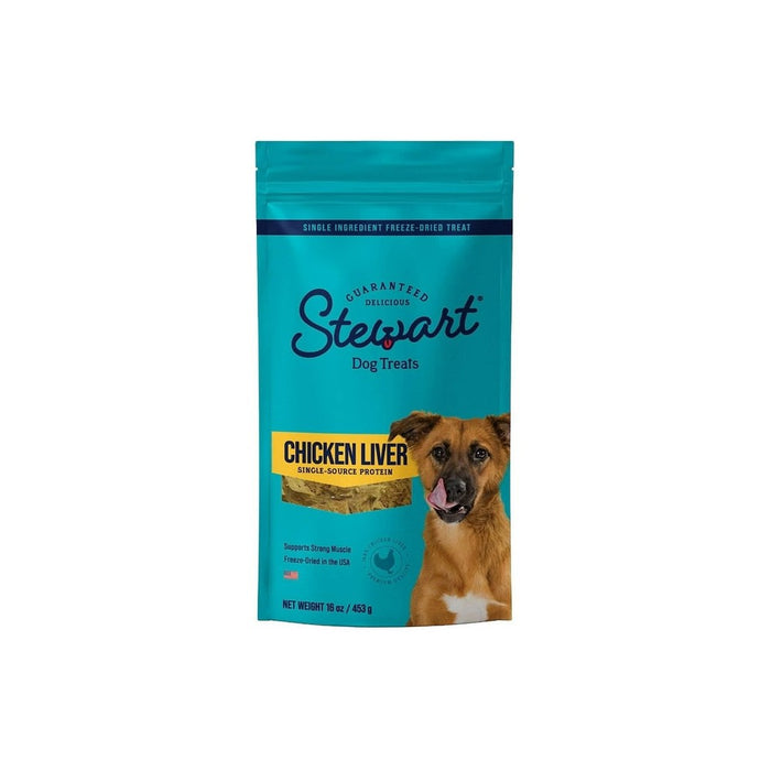 EXP-10/10/24 Stewart Chicken Liver Freeze Dried Dog Training Treats